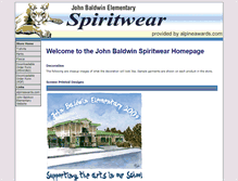 Tablet Screenshot of johnbaldwin.alpineawards.com