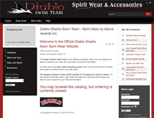 Tablet Screenshot of diablosharks.alpineawards.com
